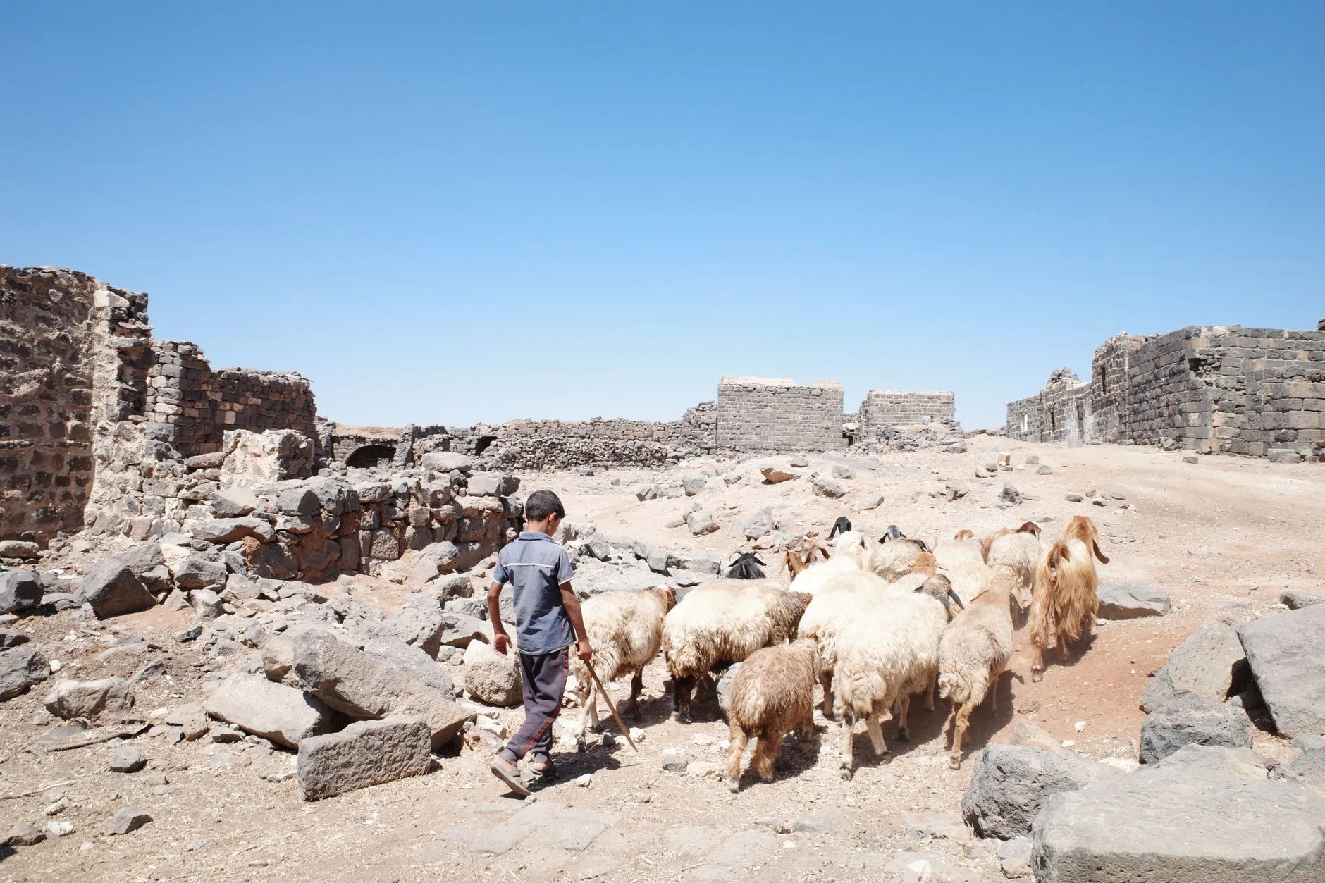 Qasr Azraq : la forteresse de basalte noir