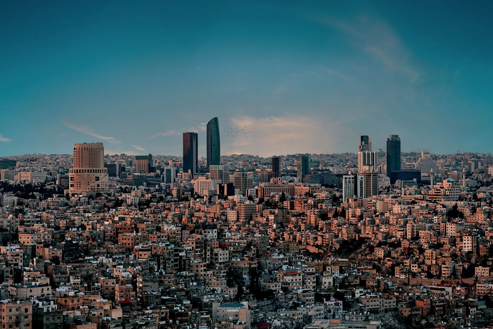 Option 2 : dormir à Amman centre et faire le trajet